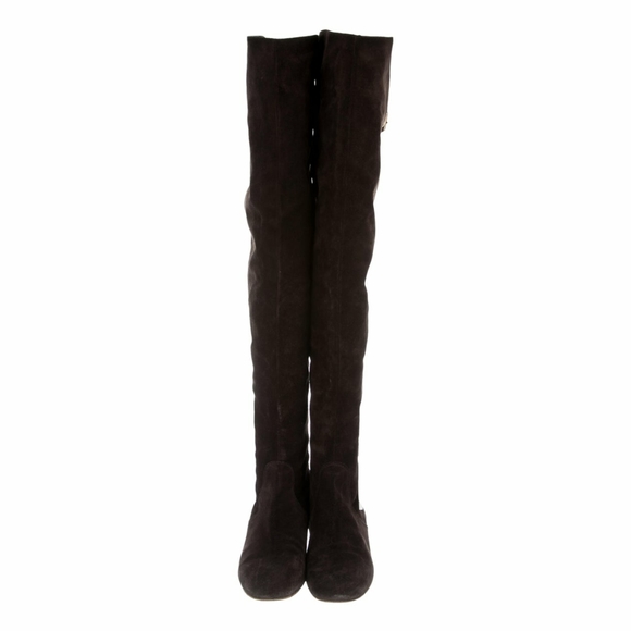 Chloe Crosta Suede Over the Knee Boots - Picture 4 of 6
